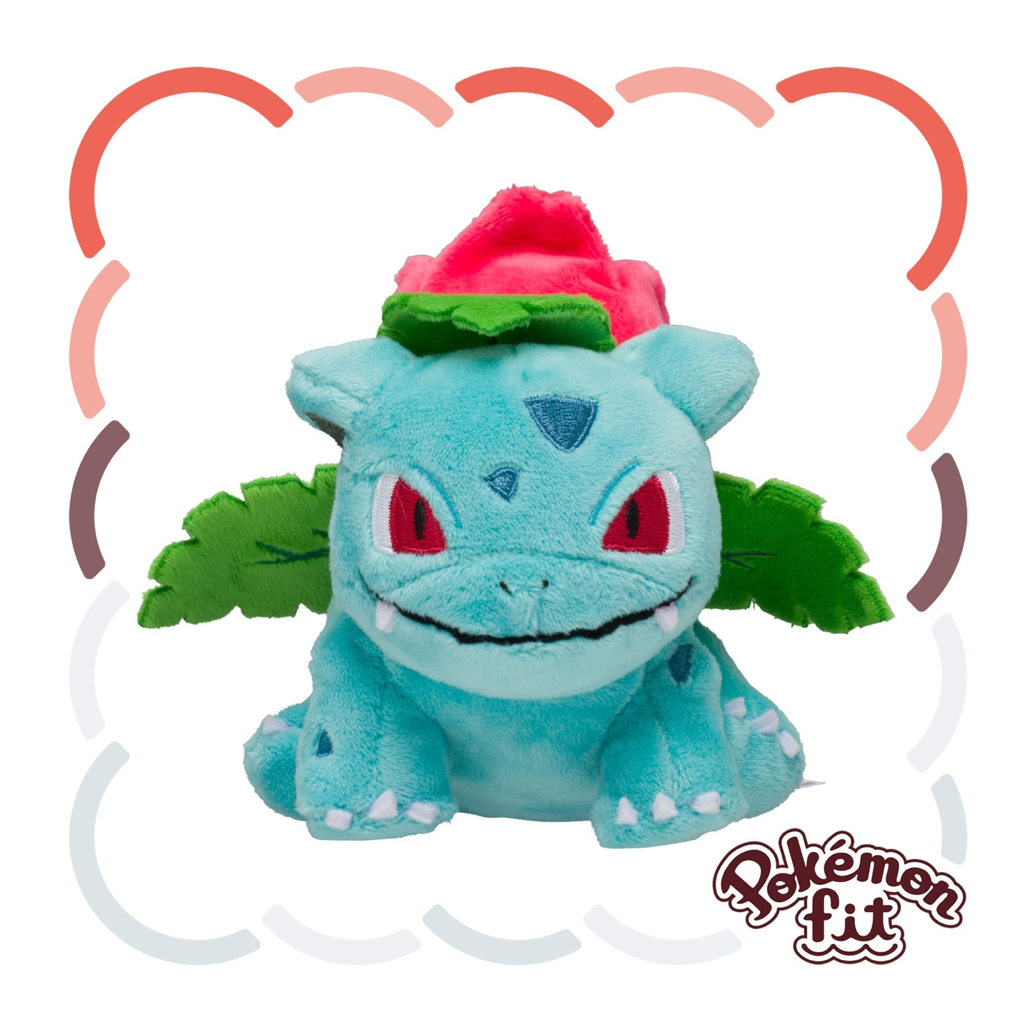 Pokémon Fit Ivysaur — Pelúcia Pokémon Center