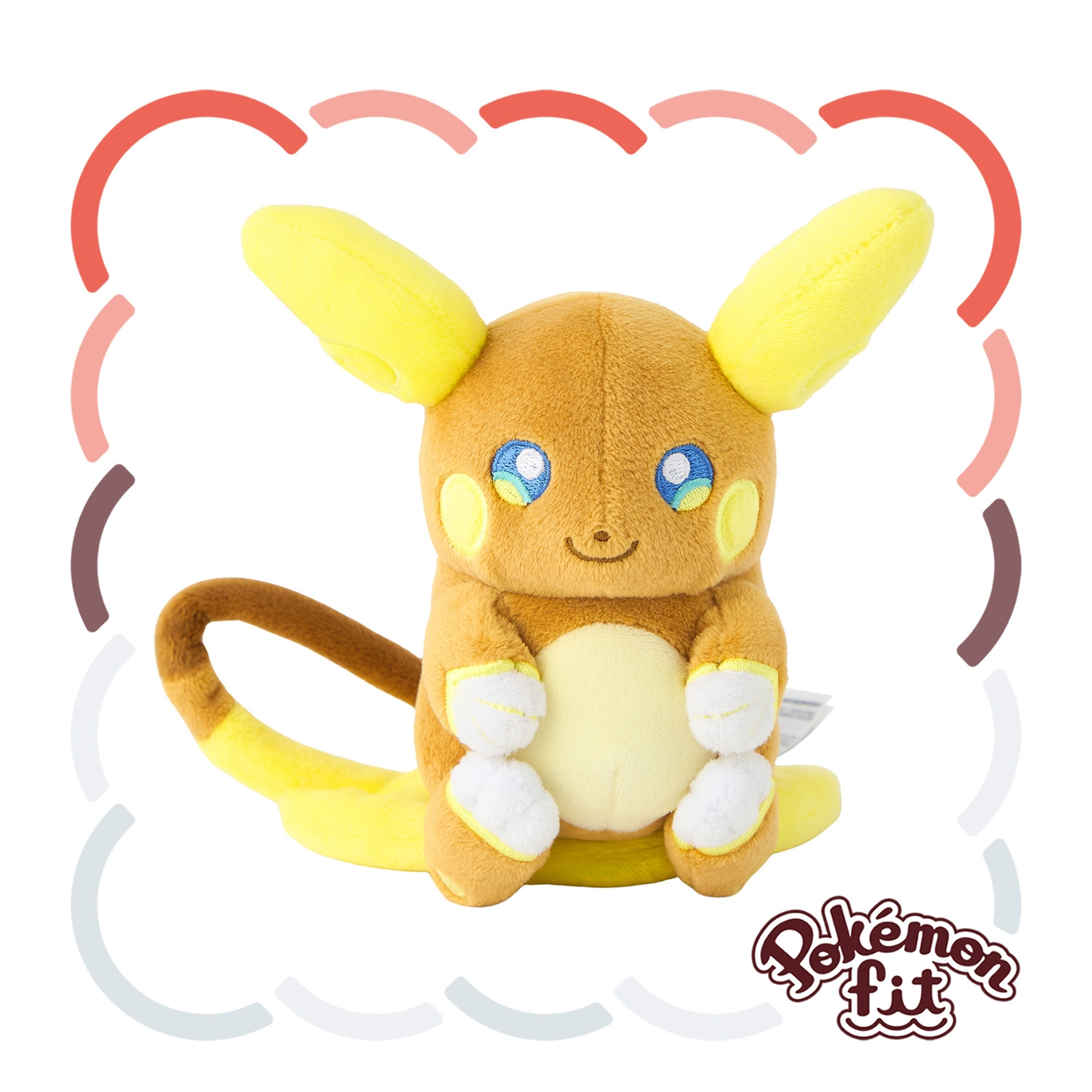 Pokémon Fit Raichu — Pelúcia Pokémon Center