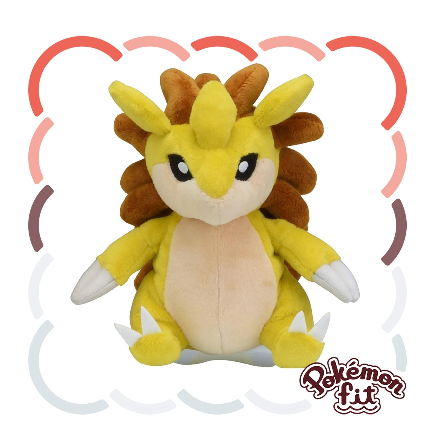 Pokémon Fit Sandslash — Pelúcia Pokémon Center