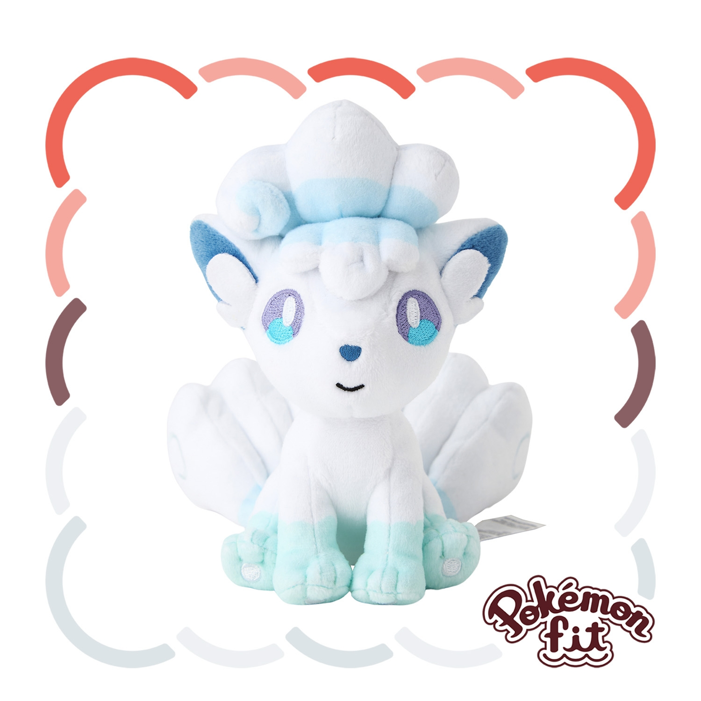 Pokémon Fit Vulpix Alola — Pelúcia Pokémon Center