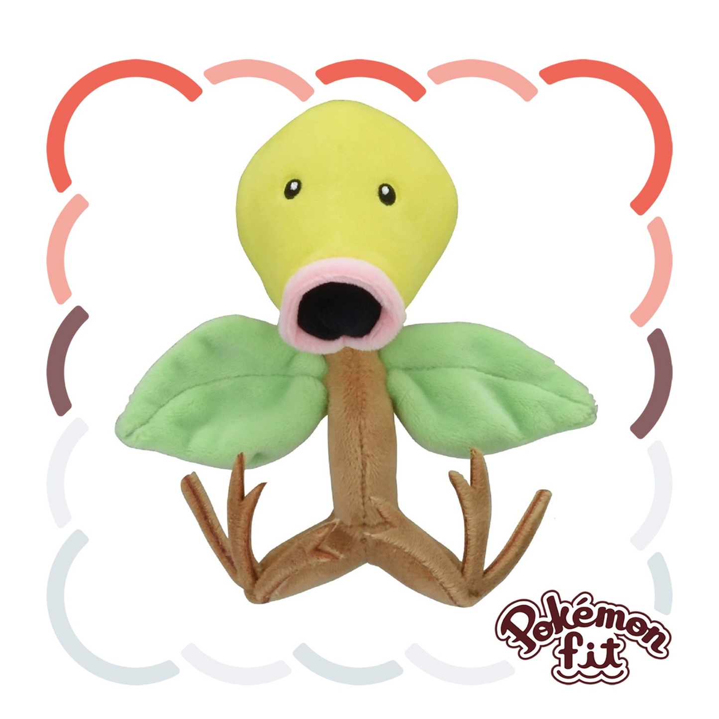 Pokémon Fit Bellsprout — Pelúcia Pokémon Center