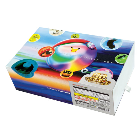 Pré Order - Pokemon Card Game Special Box "30th CELEBRATION FUTURISTIC BOX"