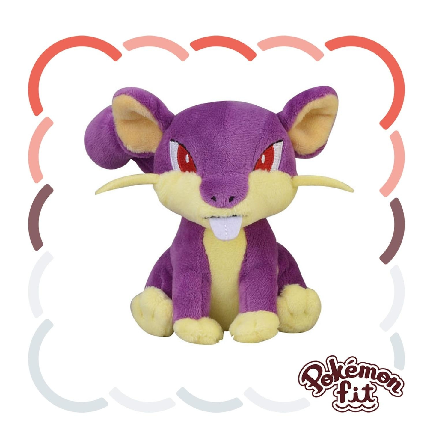 Pokémon Fit Ratata — Pelúcia Pokémon Center