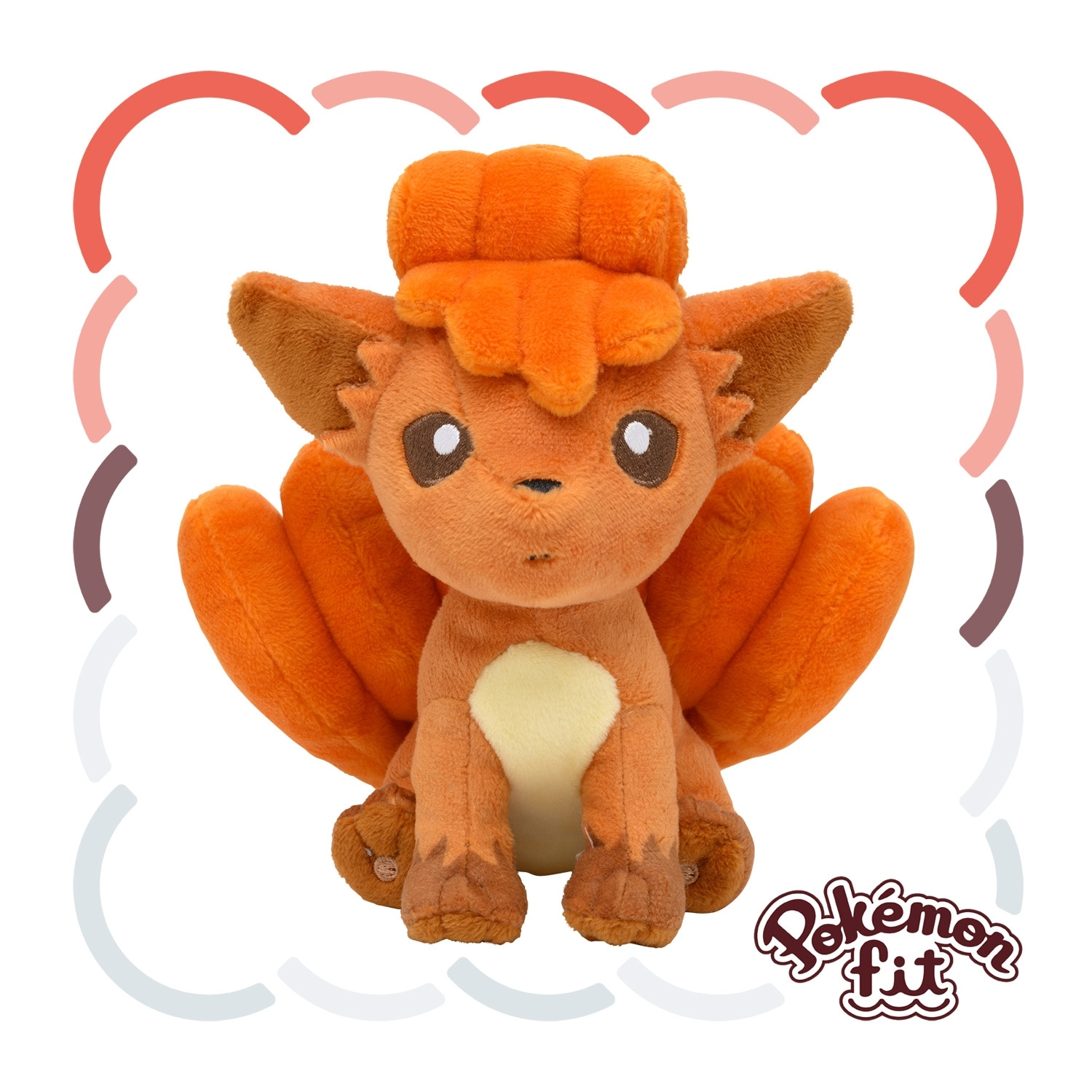 Pokémon Fit Vulpix — Pelúcia Pokémon Center