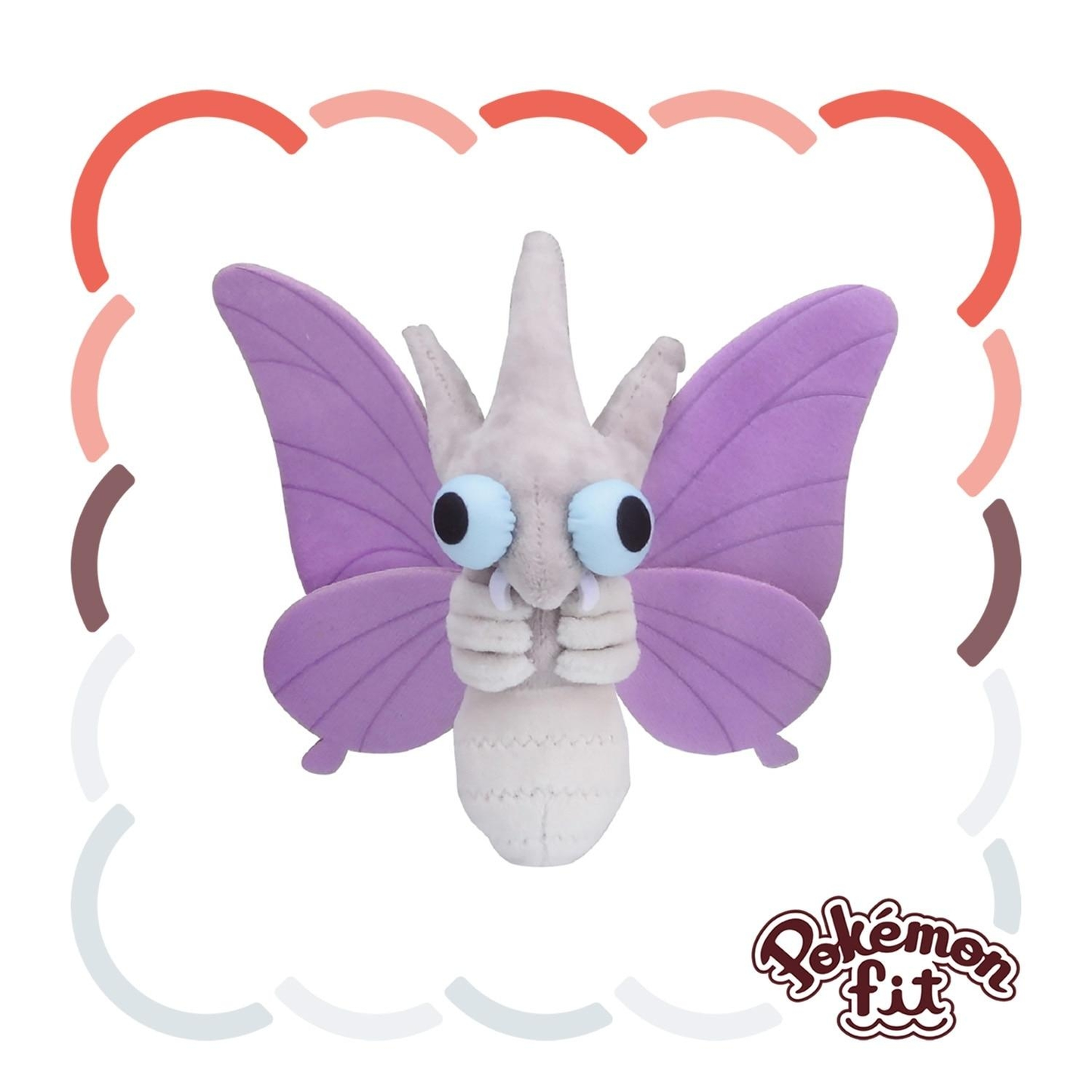 Pokémon Fit Venomoth — Pelúcia Pokémon Center