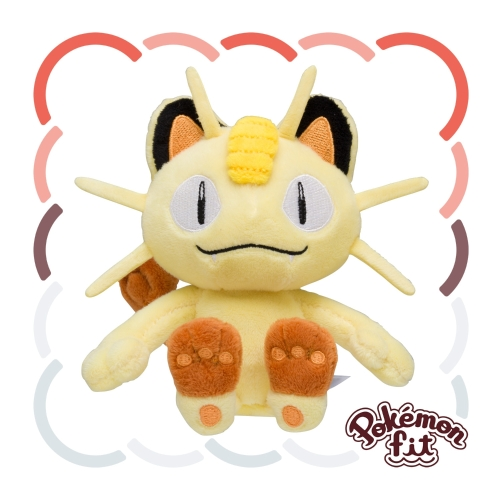 Pokémon Fit Meowth — Pelúcia Pokémon Center