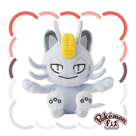 Pokémon Fit Meowth — Pelúcia Pokémon Center