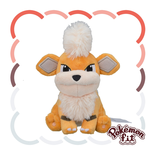 Pokémon Fit Growlithe — Pelúcia Pokémon Center
