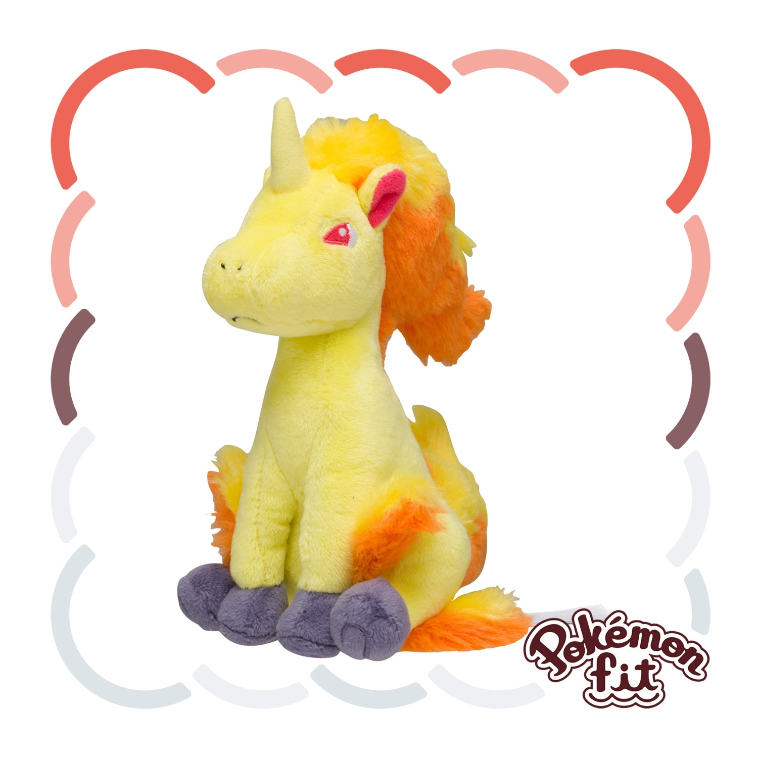 Pokémon Fit Rapidash — Pelúcia Pokémon Center