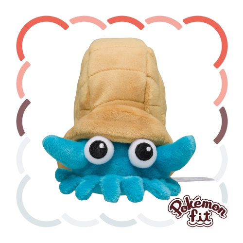 Pokémon Fit Omanyte — Pelúcia Pokémon Center