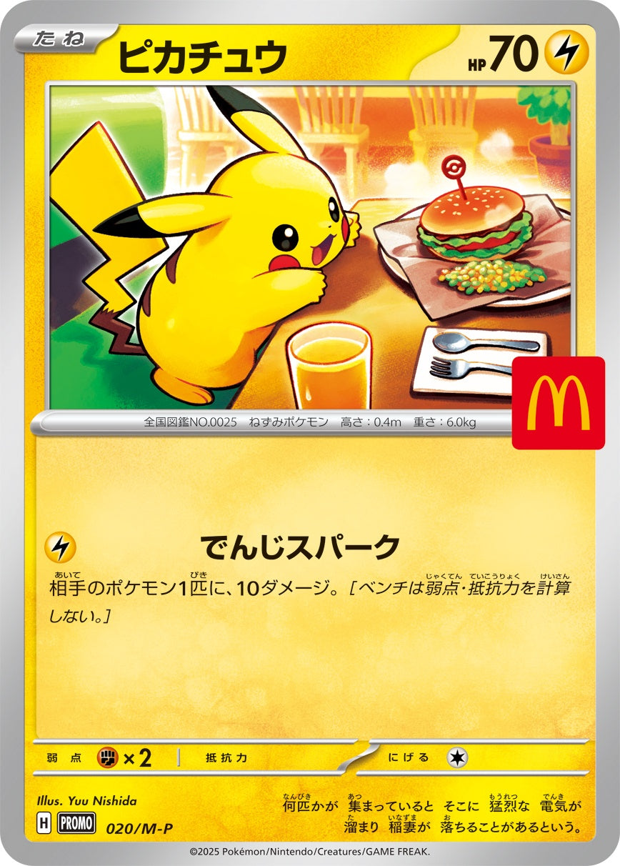 Pikachu PROMO 020/M-P 【K】